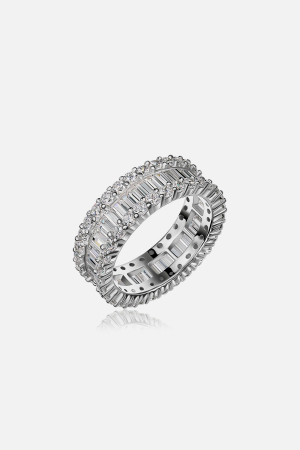 Кольцо дорожка хит ss20 из серебра 925 пробы с фианитами