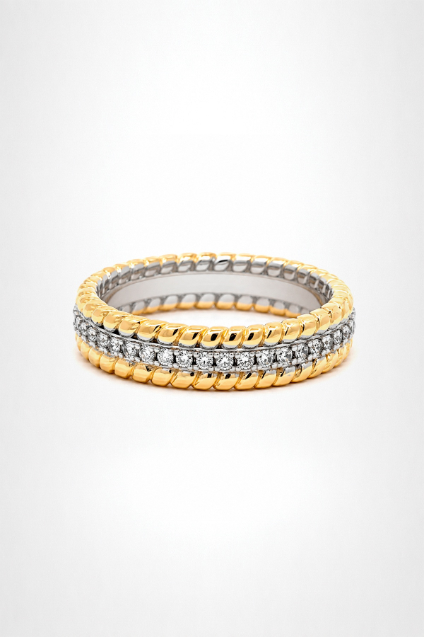 Кольцо круглый дорожка белое