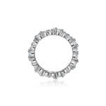 Кольцо 2013 дорожка из серебра с фианитами мельница